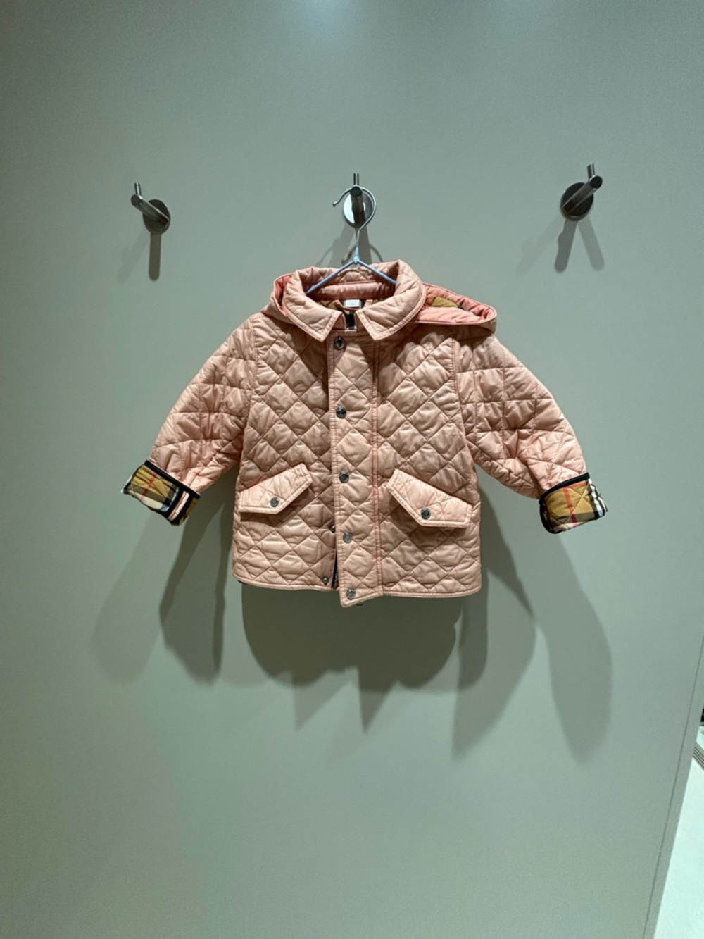 Burberry Kids Jacket peach pink - 3